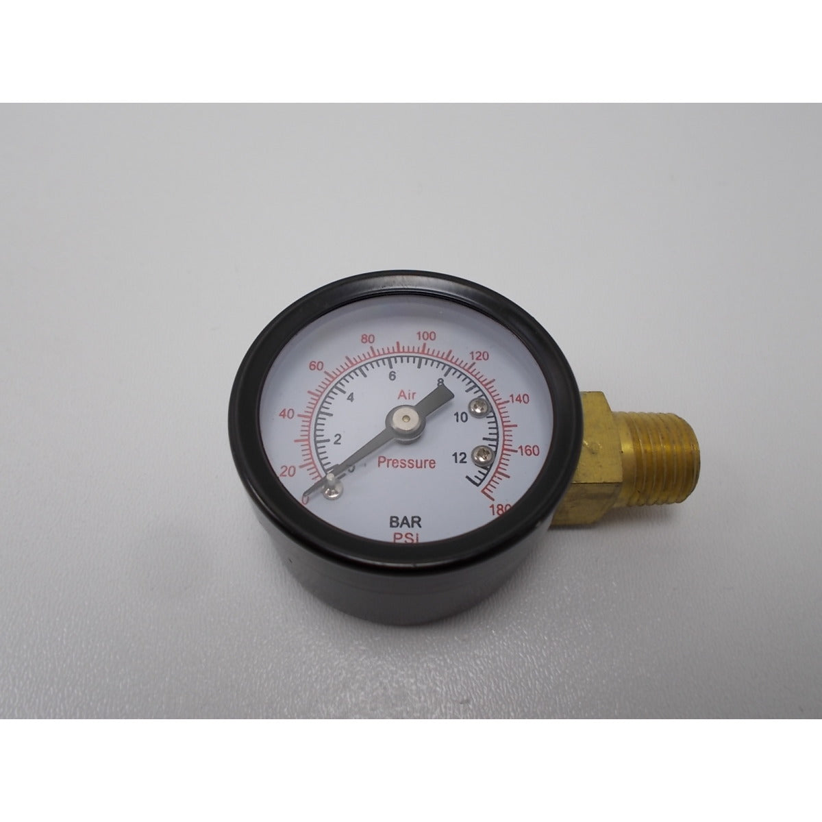 Fini Manometer Ø40, G1/4", 0-12BAR 9052139, Anschluss seitlich - Art. 09052139