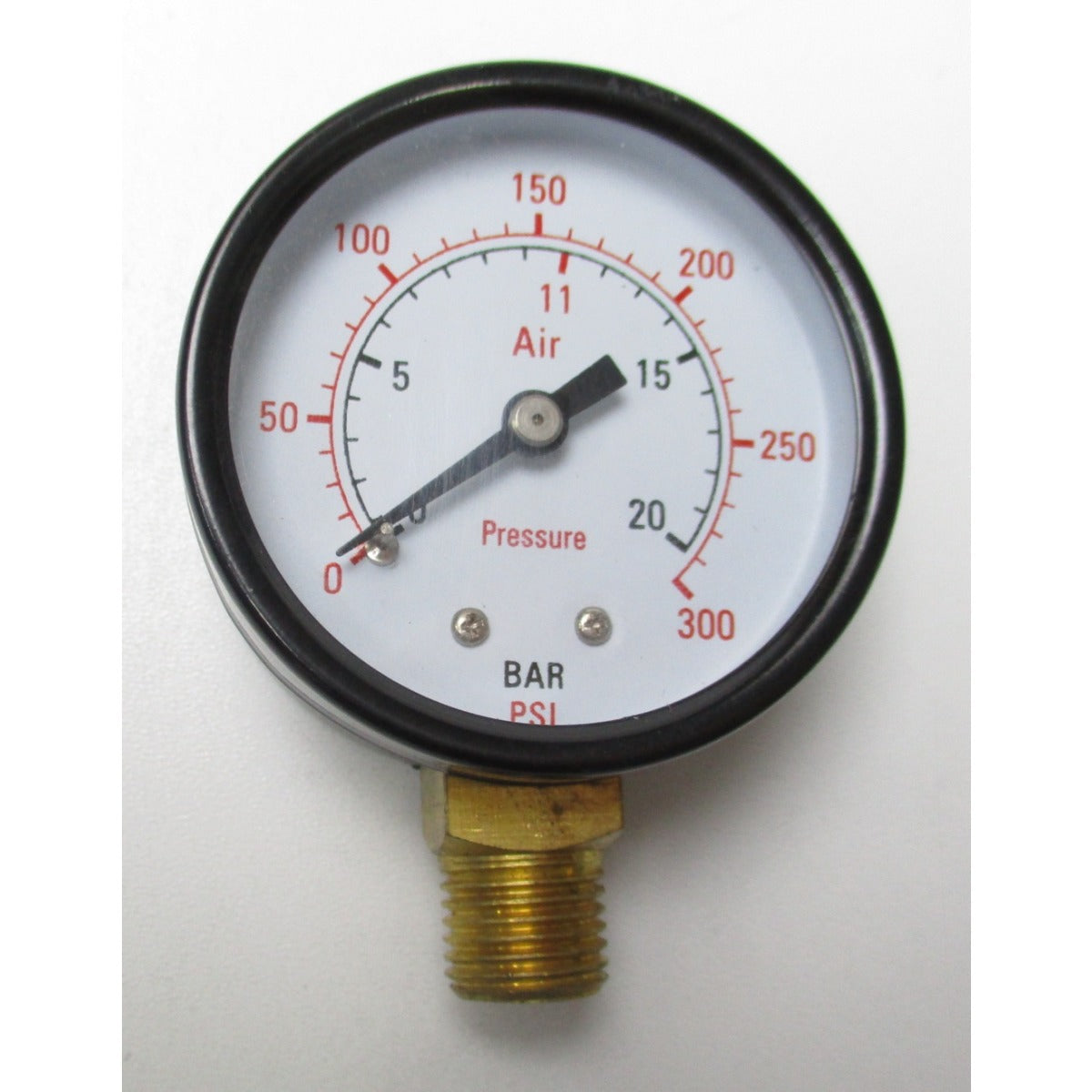 Aircraft Manometer Ø50, G1/4", 0-20BAR 9052146 / Anschluss seitlich, unten - Art. 09052146