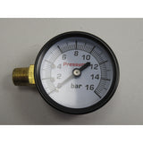 Aircraft Manometer Ø50, G1/4", 0-16BAR 9052176 / Anschluss seitlich, rechts - Art. 09052176