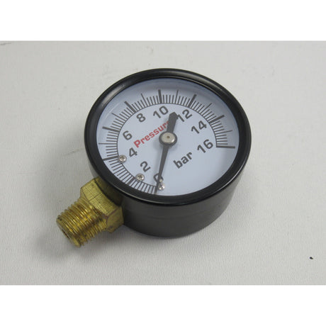 AIRCRAFT Manometer Ø50, G1/4", 0-16BAR  9052176 / Anschluss seitlich, rechts SM-09052176