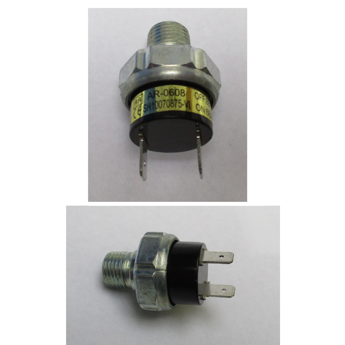 Aircraft Druckschalter 230VAC / 10A 6-8Bar, 1/4" - Art. 09063252