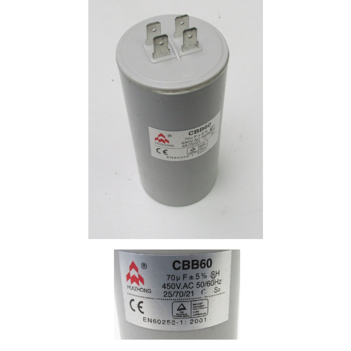 Aircraft Kondensator MB,CA 361 9067055 / 70µF, 450V AC, Ø50x105 - Art. 09067055