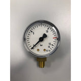 AIRCRAFT Manometer 0-16 bar, Ø 50mm, G1/8" seitl.  rote Markierung bei 13 bar SM-2506454