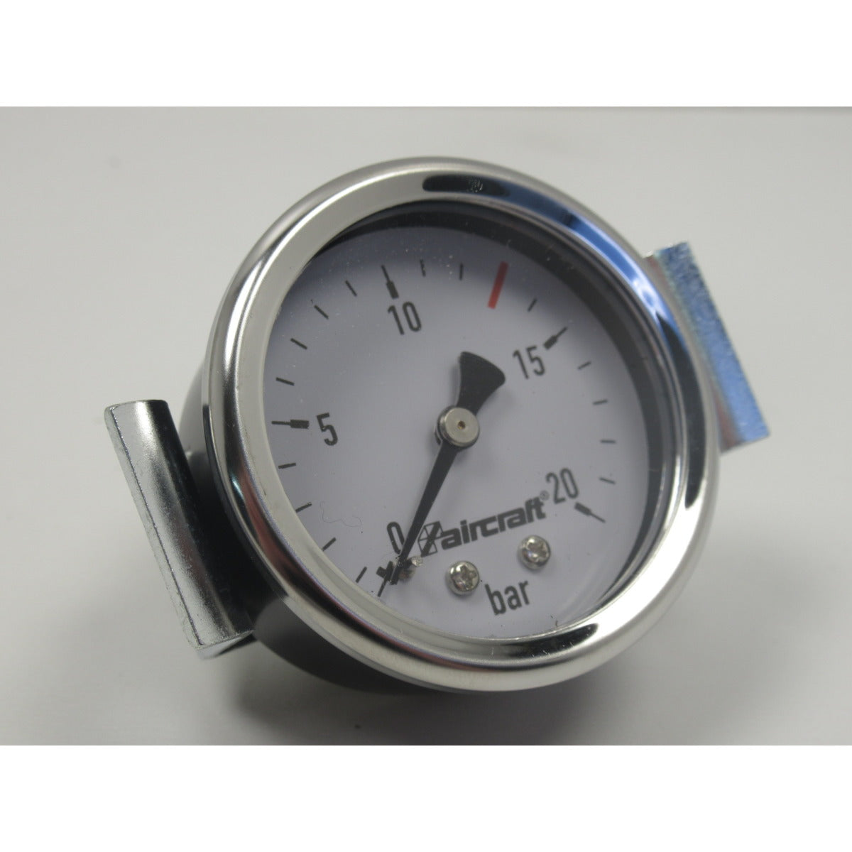 Aircraft Manometer 0-16 bar, Ø50mm, G1/4" Markierung bei 13bar, mit Klammer - Art. 2506456