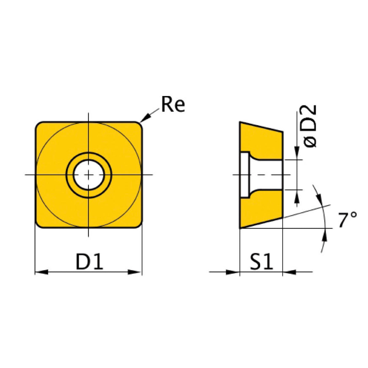 OPTIMUM HM-Ersatzwendeplatten  ISO SCMT09T304, Version 1 SM-3441280