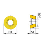 Optimum HM-Ersatzwendeplatten ISO RNMG1204MO - SM-3441705