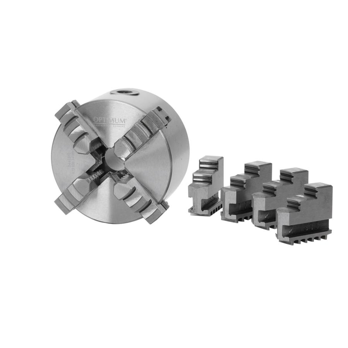 Optimum Vierbacken-Drehfutter Guss, zentrisch spannend Ø 80 mm - SM-3442808