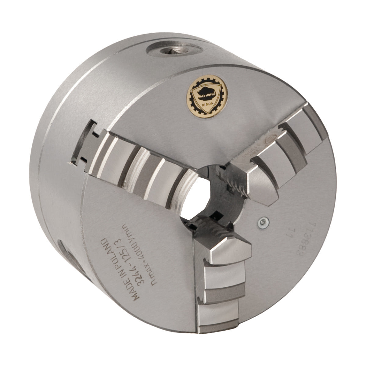 Optimum BISON Dreibacken-Drehfutter Guss Ø 200 mm DIN 6350 A2-5 - Art. 3450210