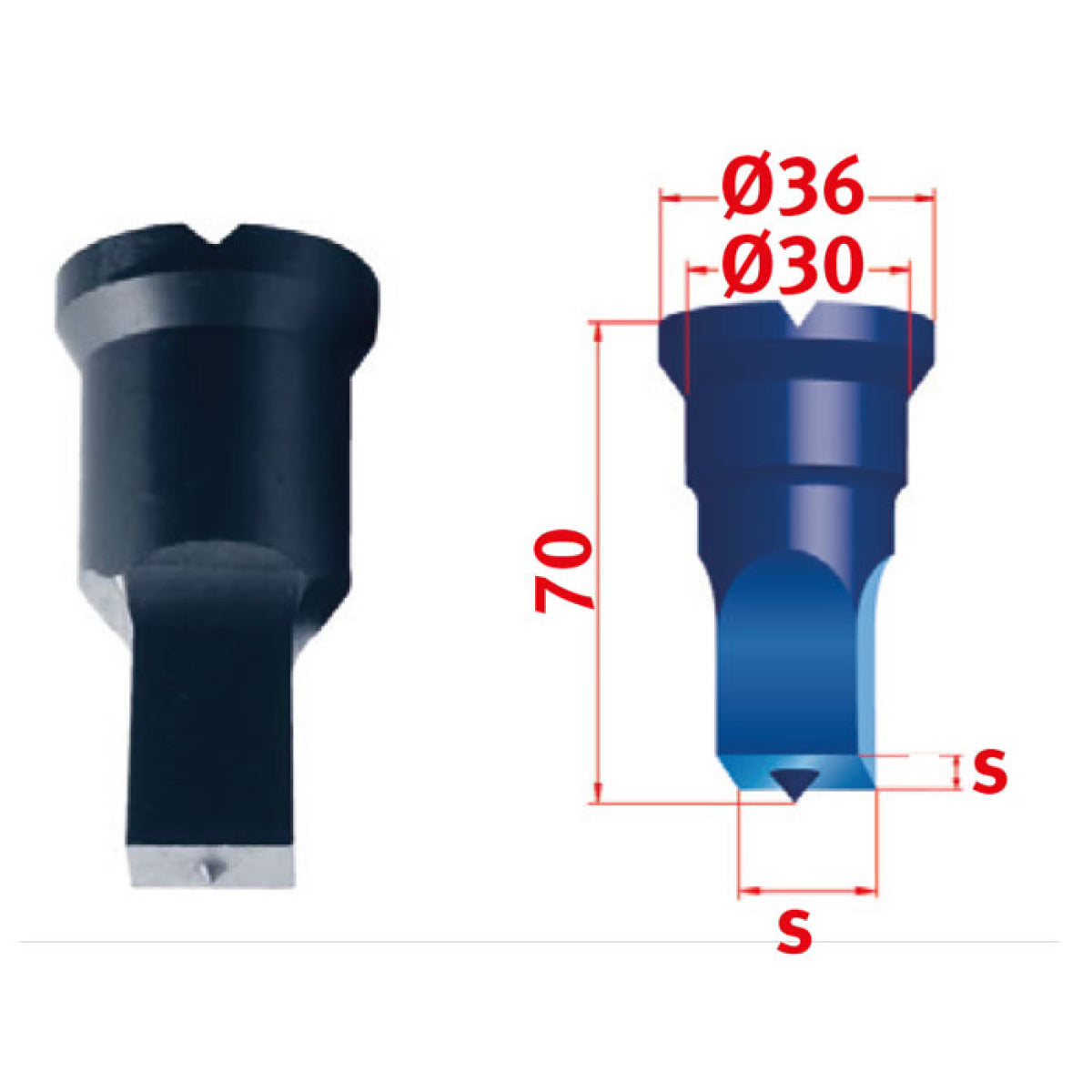 Metallkraft Vierkant-Stempel Nr.3 21 mm - Art. 3889521,0