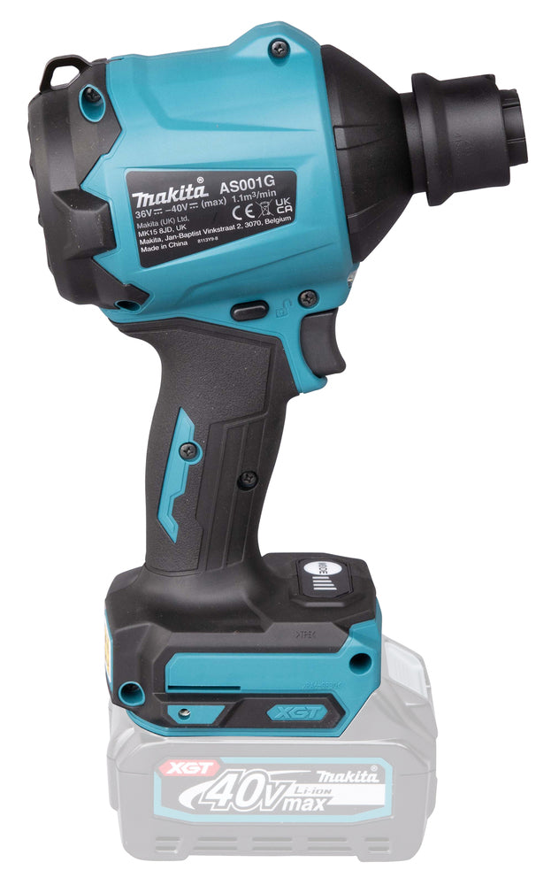 Makita Akku-Gebläse – 40 V max., 4-stufig & ausdauernder Betrieb - AS001GZ