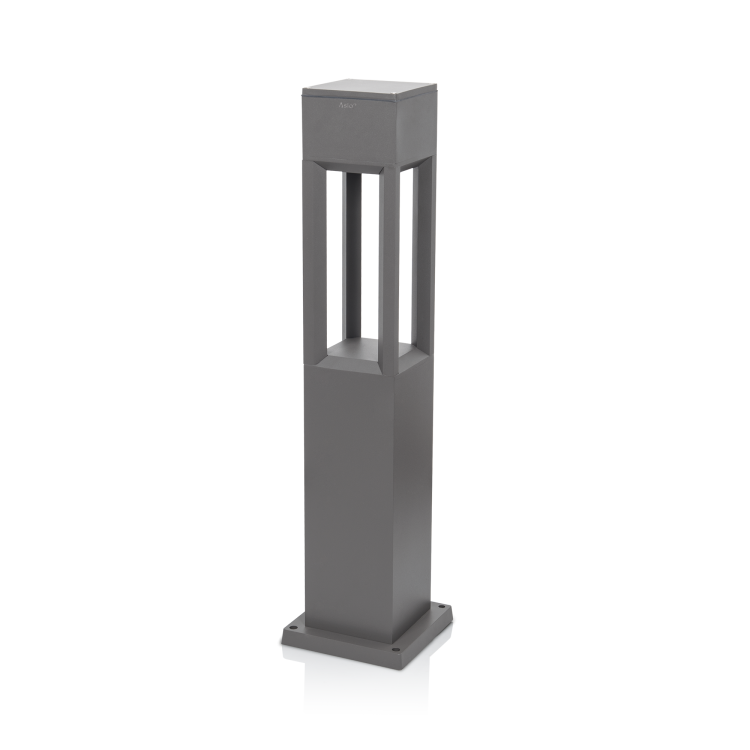 ASLO Gartenleuchte, Gartenlampe Alu Wegeleuchte, Außenpoller Leuchte 70 cm 13W 6000K IP65 - ASBJL701360
