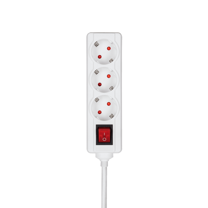 ASLO 3X2P+E Verlängerungsbuchse 3G1.5Mm2 - 5M Mit Schalter ASBT3I3155