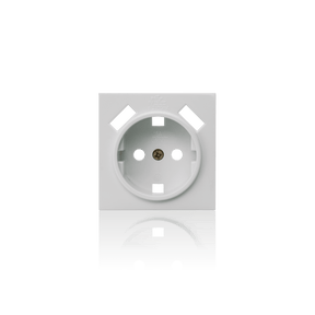ASLO Abdeckplatte für Steckdose 2P+E / 2Xusb Aluminium ASE202023AL