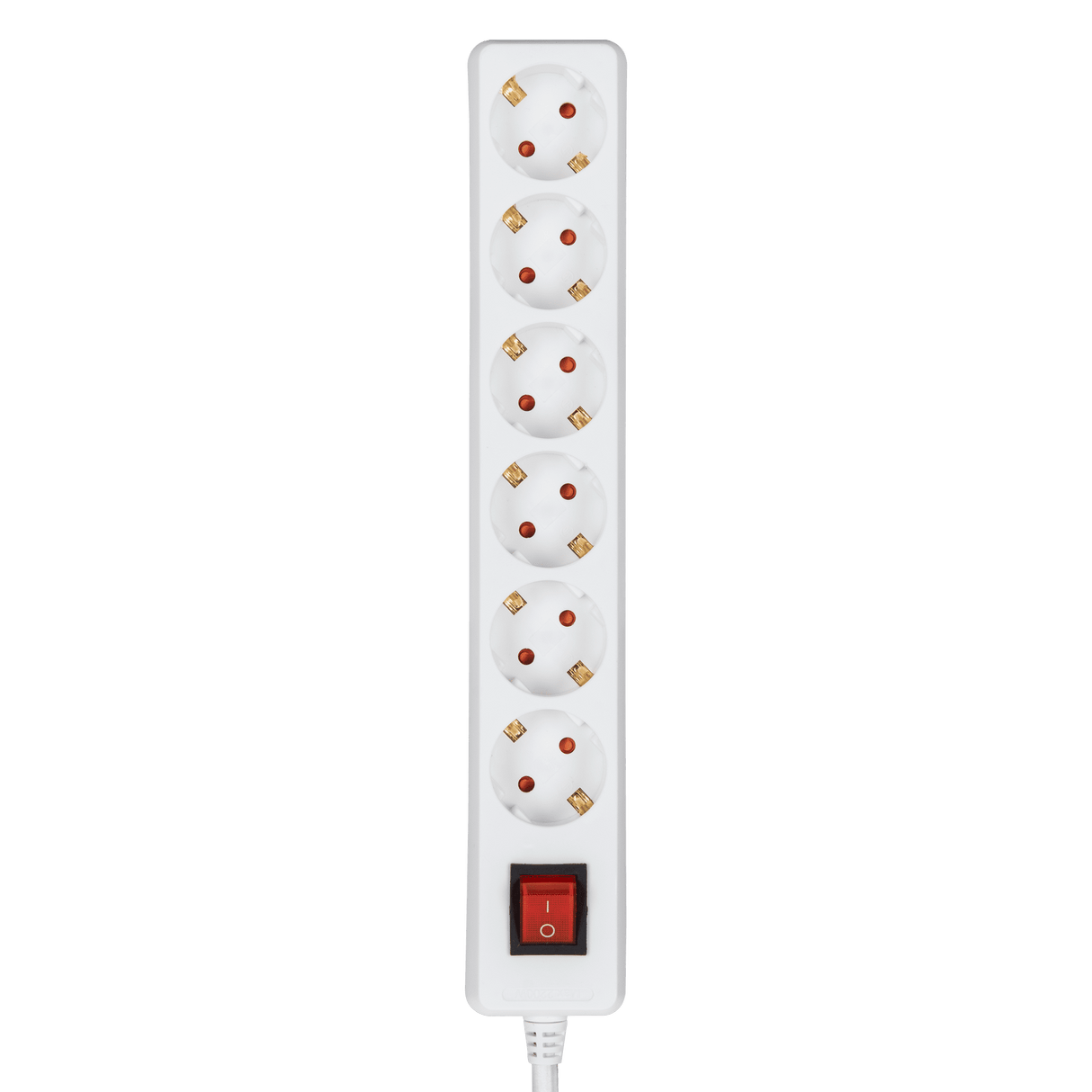 ASLO 6-fach-Verlängerungssteckdose Eco 3G1.0Mm2 1.5M Mit Schalter ASESI3115E