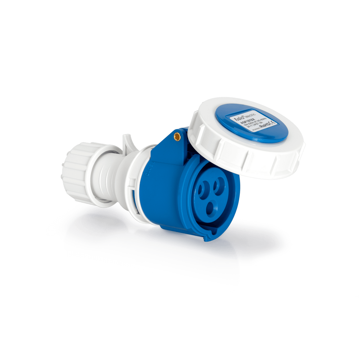 ASLO Industriesteckdose 32A 2P+E 230V 6H Ip67 ASFI2232