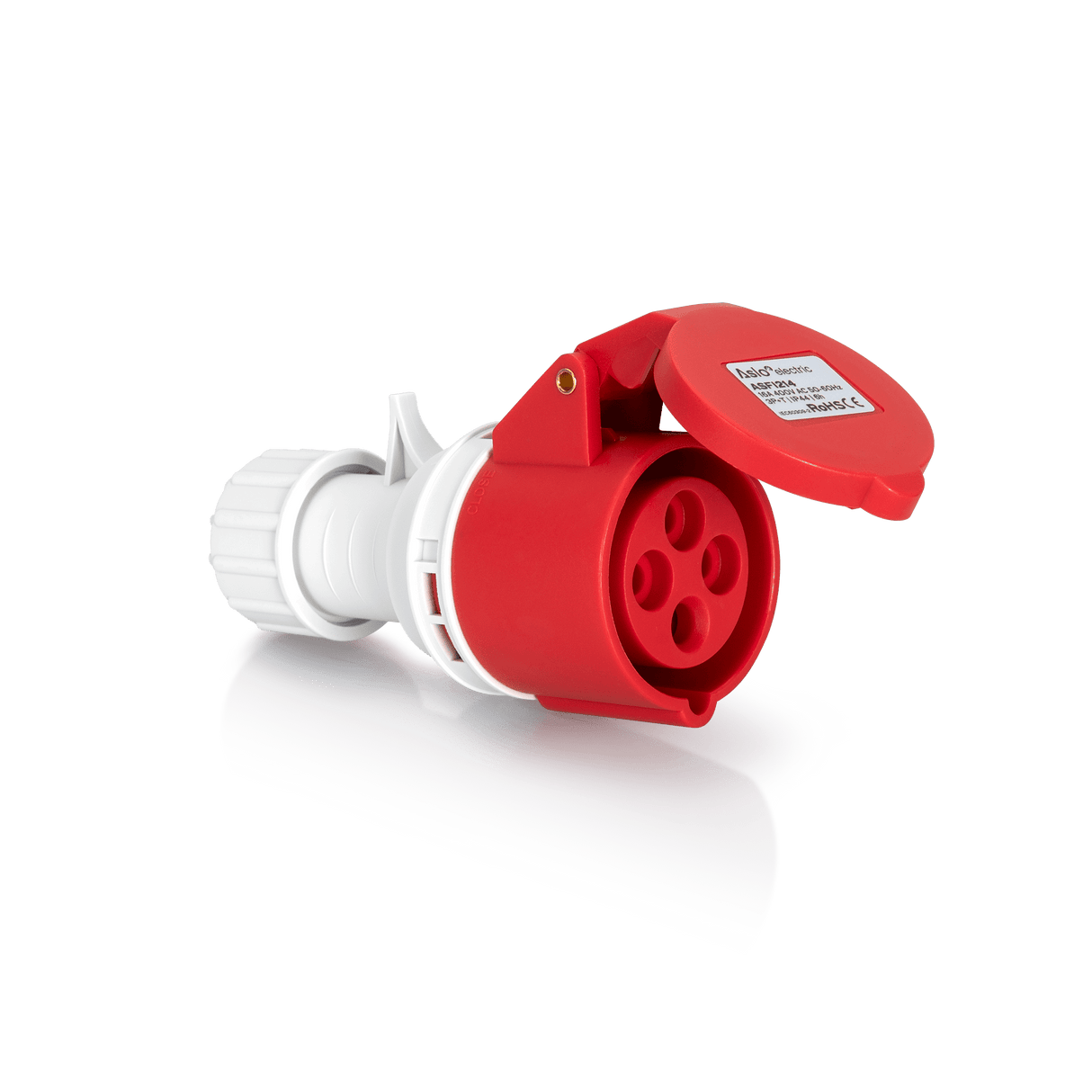 ASLO Industriesteckdose 3P+E 400V Ip44 ASFI214