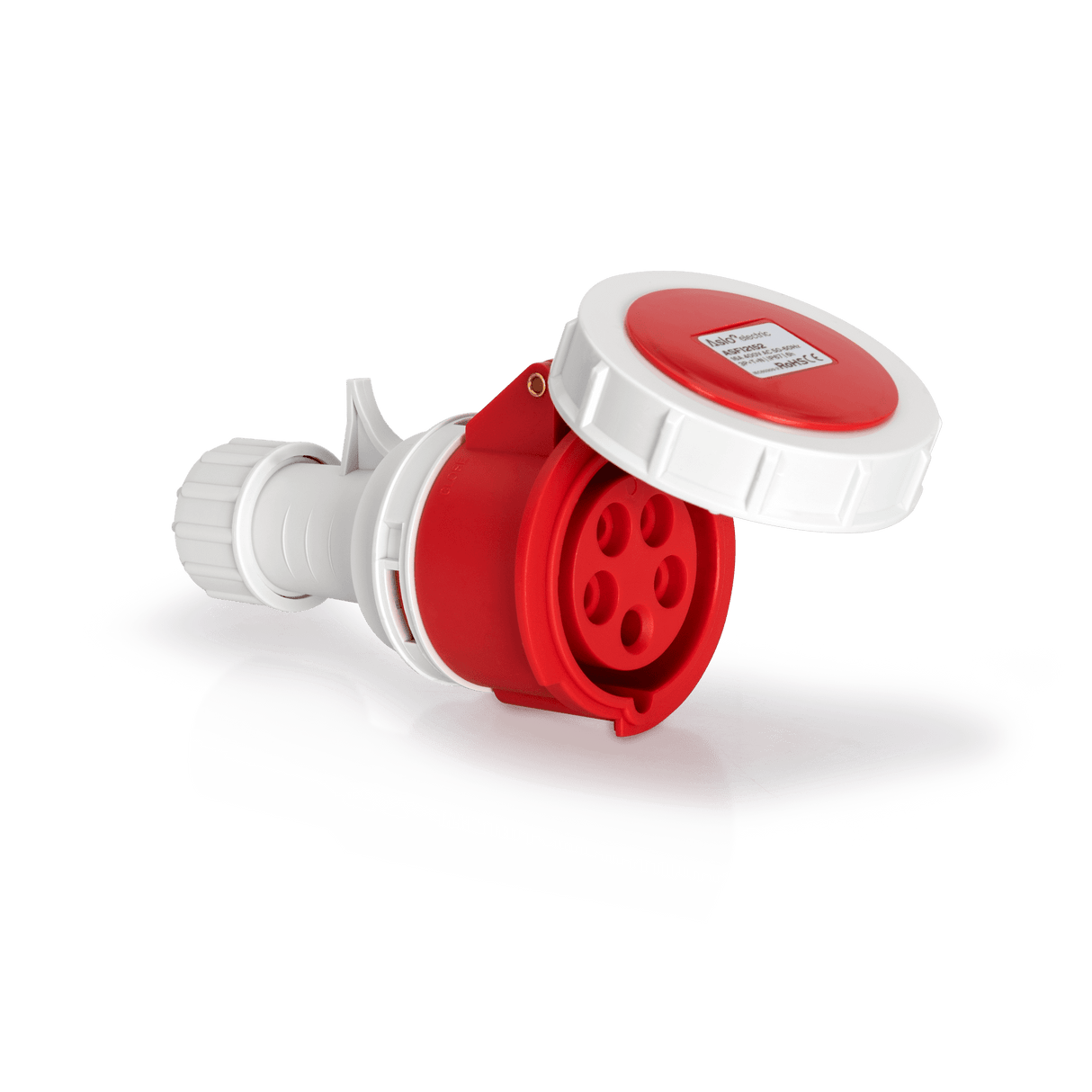 ASLO Industriesteckdose 3P+E+N 400V Ip67 ASFI2152