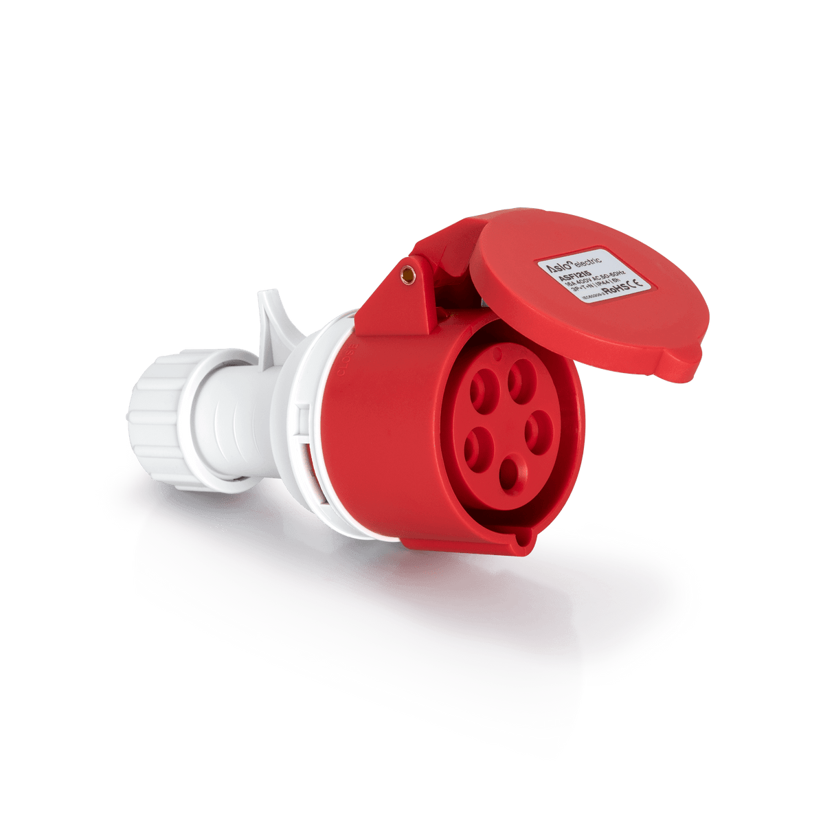 ASLO Industriesteckdose 3P+E+N 400V Ip44 ASFI215