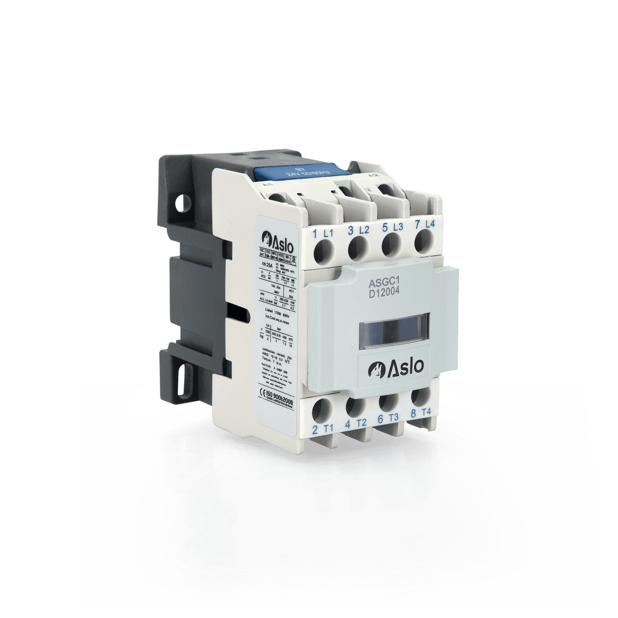 ASLO Schütz 25A 4P + 2No + 2Nc 24V ASGC25008B7