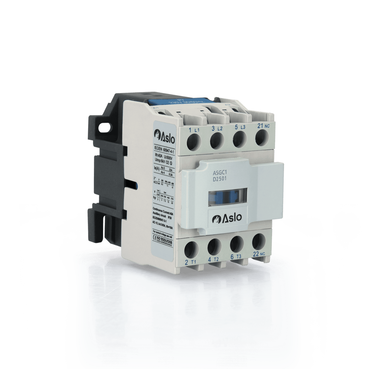 ASLO Schütz 32A 3P + Nc 48V ASGC3201E7