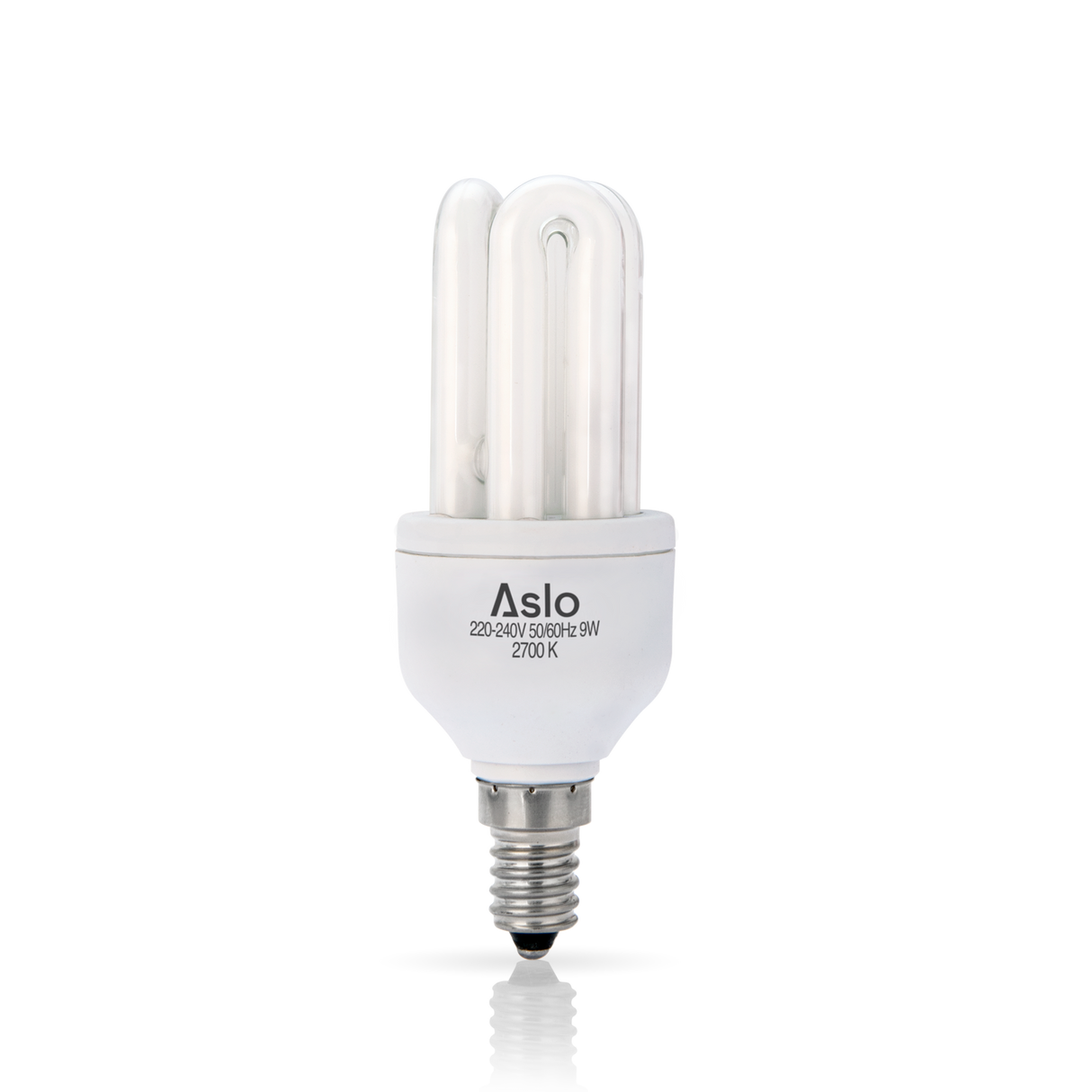 ASLO Mini-Energiesparlampe 3U E14 9W 6400K ASLEM14964