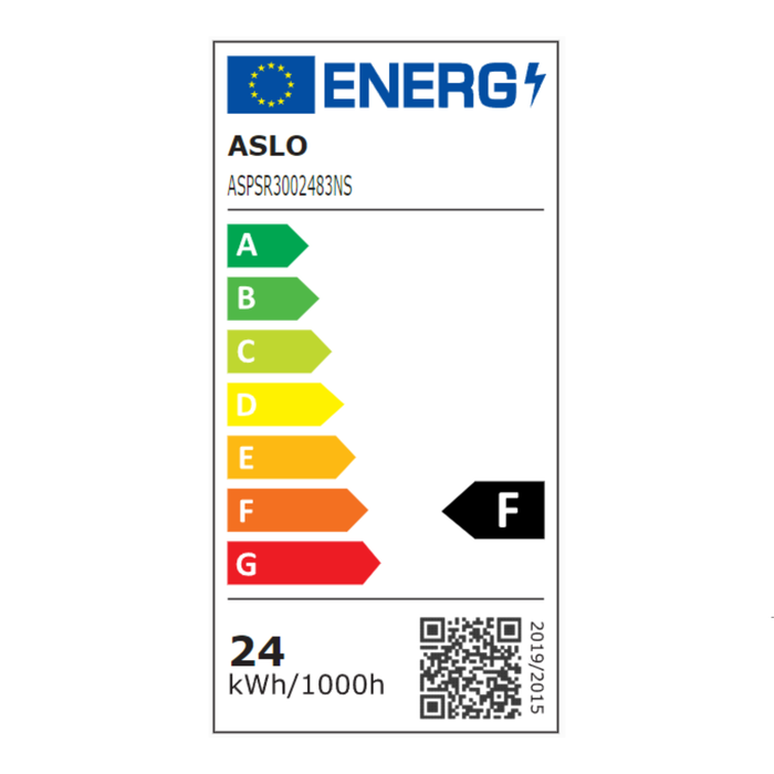 ASLO runde LED Deckenleuchte 24W LED Panel rund 30cm Modern warmweiß 3000K