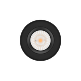 ASLO 10W 2700K Anbaumontage Led Rund Schwarz Downlight ASPHR827PR