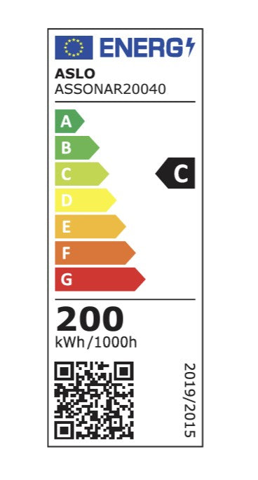 ASLO LED Hallenstrahler LED High Bay Leuchte 200W 4000K IP65 30.500 Lm 150 Lm/W - ASSONAR20040