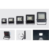 ASLO LED-Flutlicht SMD 2835 LED Strahler, Aluminium LED Außenstrahler 150W IP65 6000K Grau - ASTEC15060C