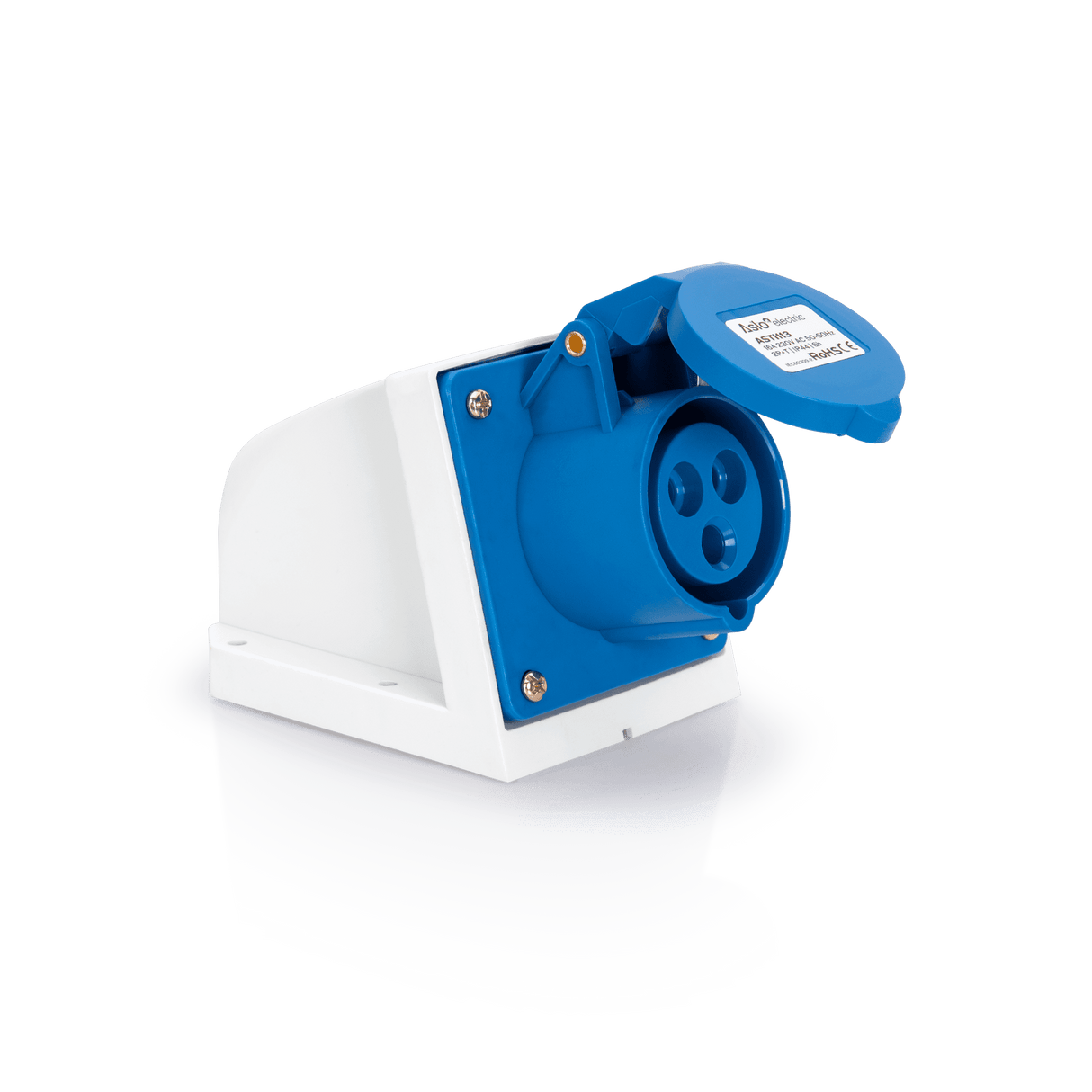 ASLO Wandsteckdose 32A 2P+E 230V 6H Ip44 ASTI123