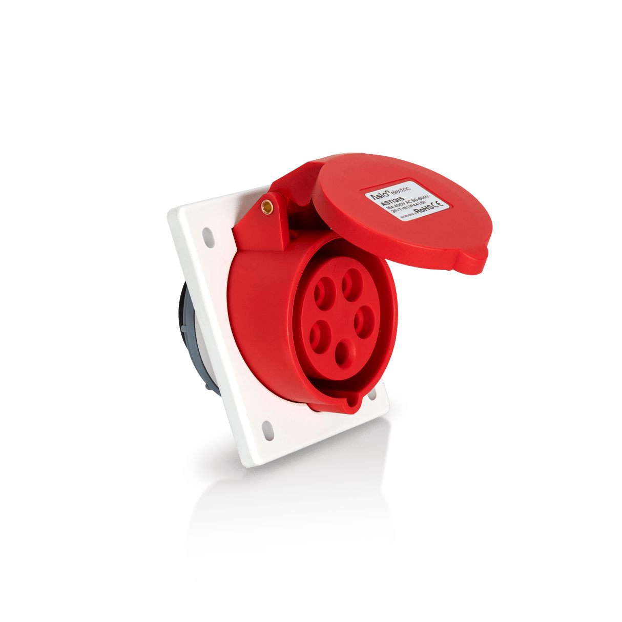 ASLO Einbausteckdose 16A 3P+E+N 400V 6H Ip44 ASTI315