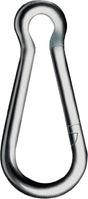 Kleinsorge Karabinerhaken DIN 5299 Form C 50 mm, 5 mm Draht, 100 kg Tragkraft, galvanisch verzinkt