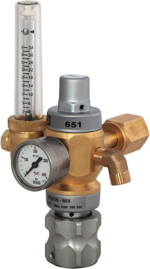 HARRIS Hochleistungsdruckminderer 651-30FLAR Argon/CO₂ 200 bar W21,8x1/14 RH
