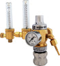 HARRIS Hochleistungsdruckminderer 651-30FLAR-TWIN Argon/CO₂ 200 bar W21,8x1/14 RH mit Doppelflowmeter