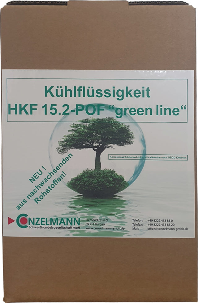 CONZELMANN Kühlmittel HKF 15.2-POF green line 5 kg Kanister – Frostschutz bis -15 °C