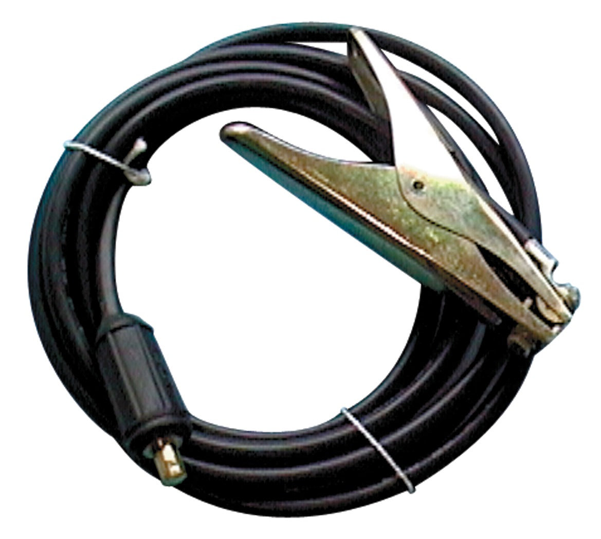 CONZELMANN Massekabel konfektioniert 150 A, 4 m, 16 mm², KS 25 Stecker, Erdklemme gummiummantelt