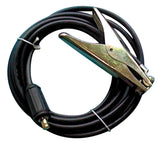 CONZELMANN Massekabel konfektioniert 150 A, 4 m, 16 mm², KS 25 Stecker, Erdklemme gummiummantelt