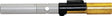 Sievert Standardbrenner 8704 – 16 mm Brenner-Ø, 90 g/h, 1,2 kW für Lötlampe Powerjet/Metaljet