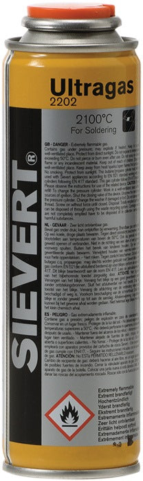 Sievert Ultragas 2202 Schraubkartusche 210 ml – 2100 °C Flammentemperatur