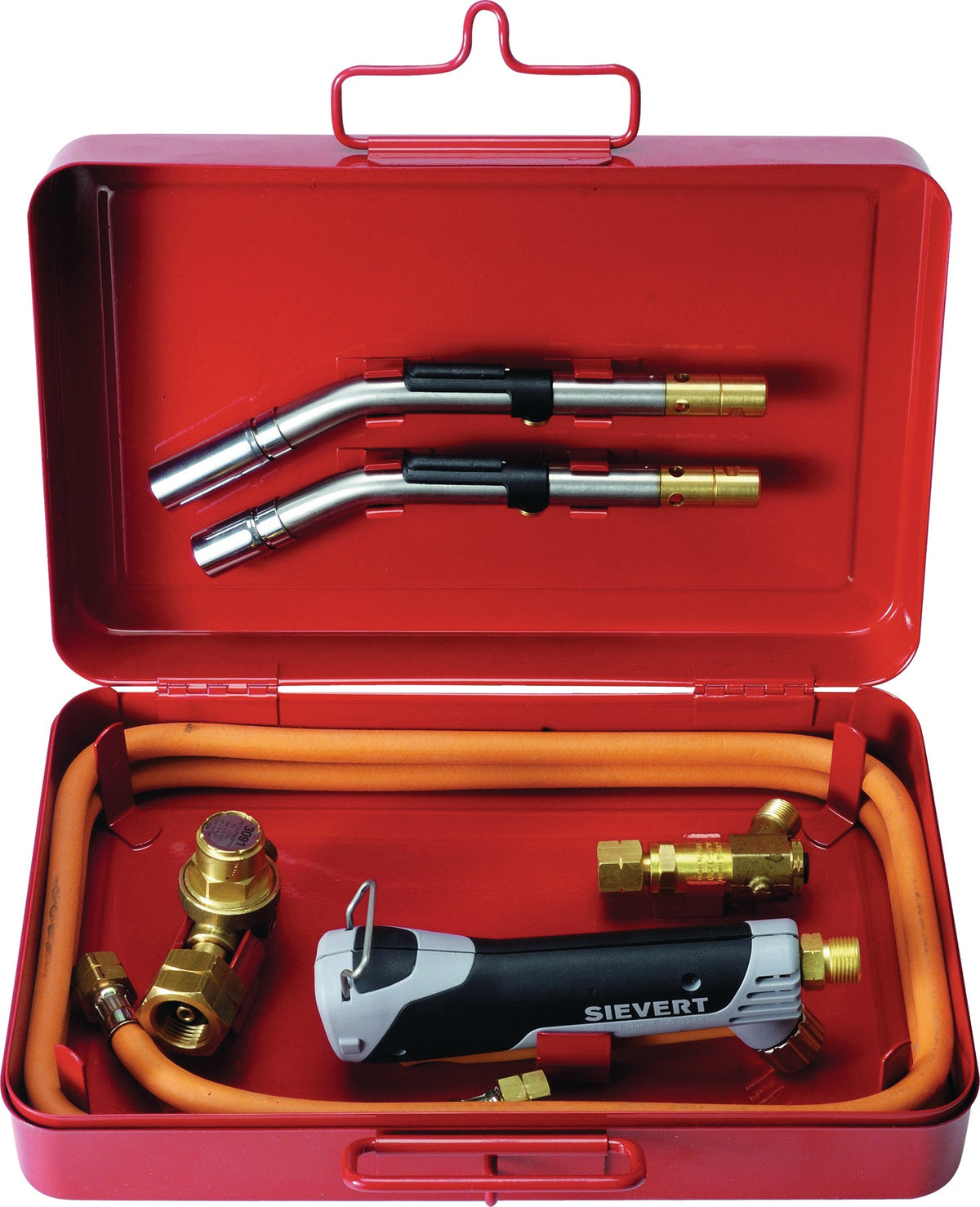 SIEVERT Promatic 1000 Hart-/Weichlötgarnitur 6-teilig Propan mit Stahlblechkoffer