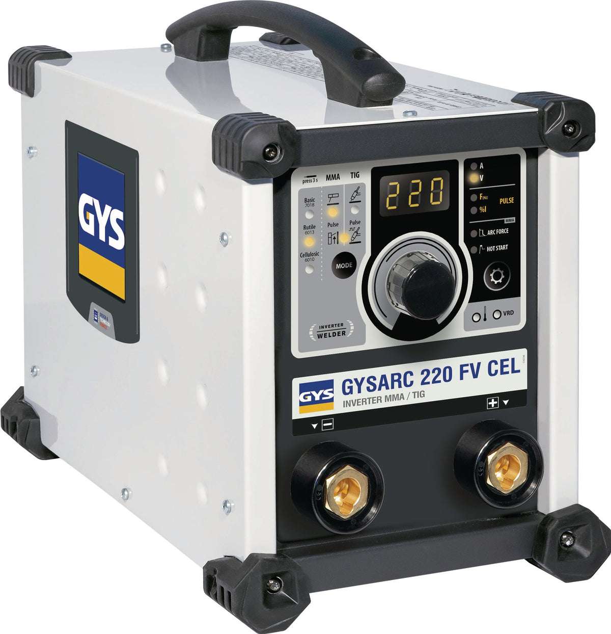 GYS GYSARC 220 FV CEL Elektrodenschweißgerät 10-220 A mit Zubehör