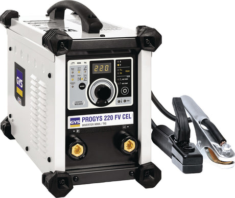 GYS PROGYS 220 FV CEL Elektrodenschweißgerät mit Zubehör 10-220A Inverter
