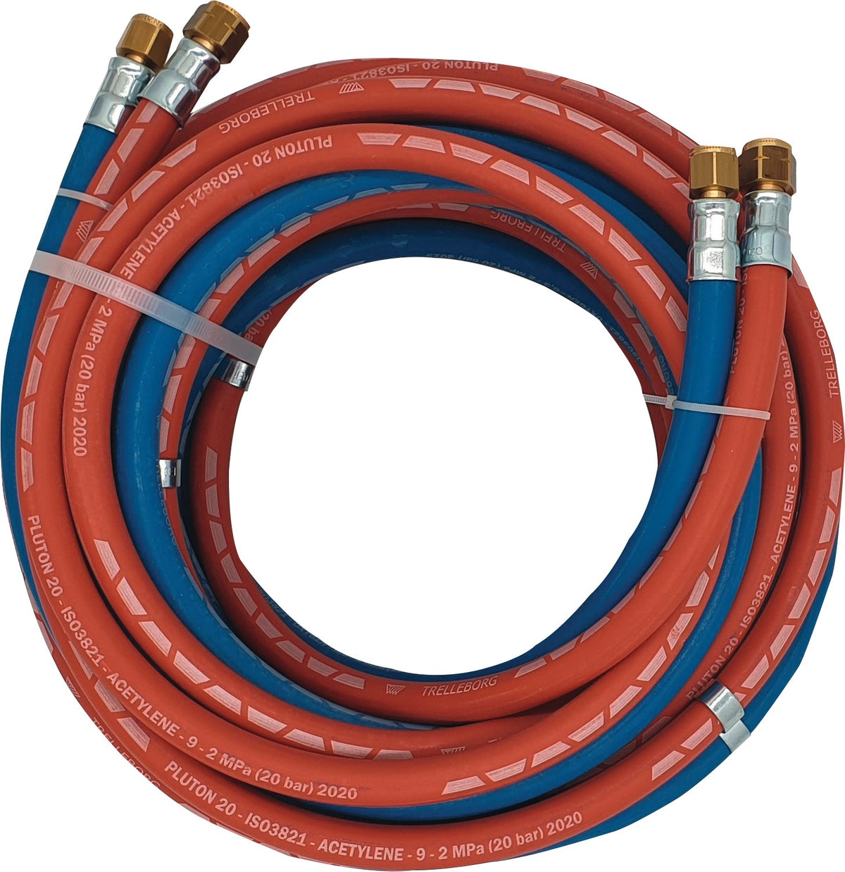 Conzelmann Autogengasschlauch 5m Sauerstoff/Acetylen 6/9mm blau/rot
