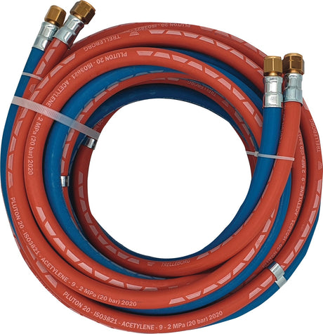Conzelmann Autogengasschlauch 5m Sauerstoff/Acetylen 6/9mm blau/rot