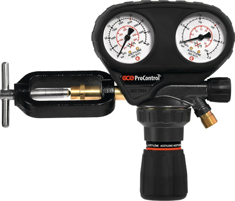 GCE ProControl Flaschendruckminderer Sauerstoff 200 bar 1-stufig mit Absperrventil