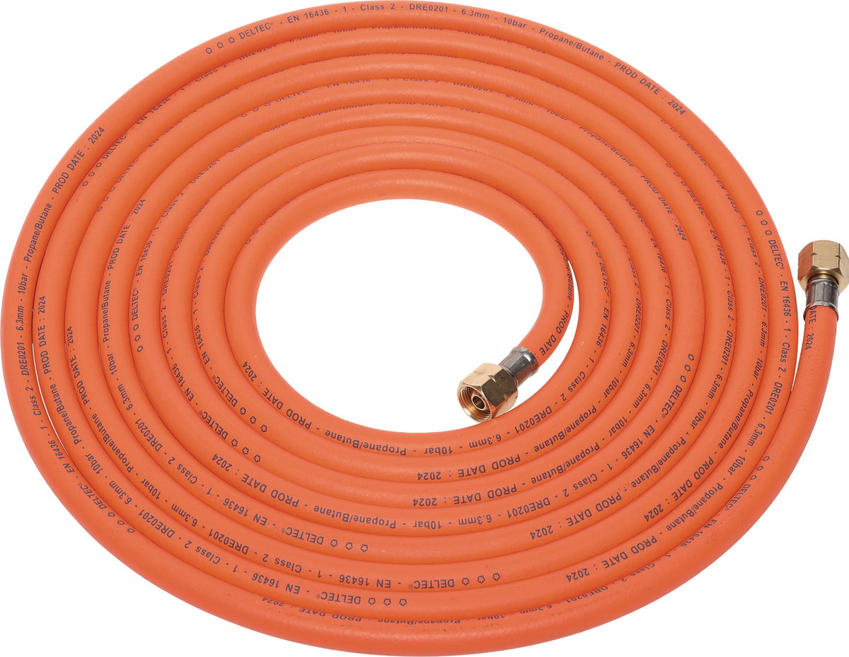 ROTHENBERGER INDUSTRIAL Propangasschlauch 6m G3/8" LH x G3/8" LH – winterfest bis -30°C