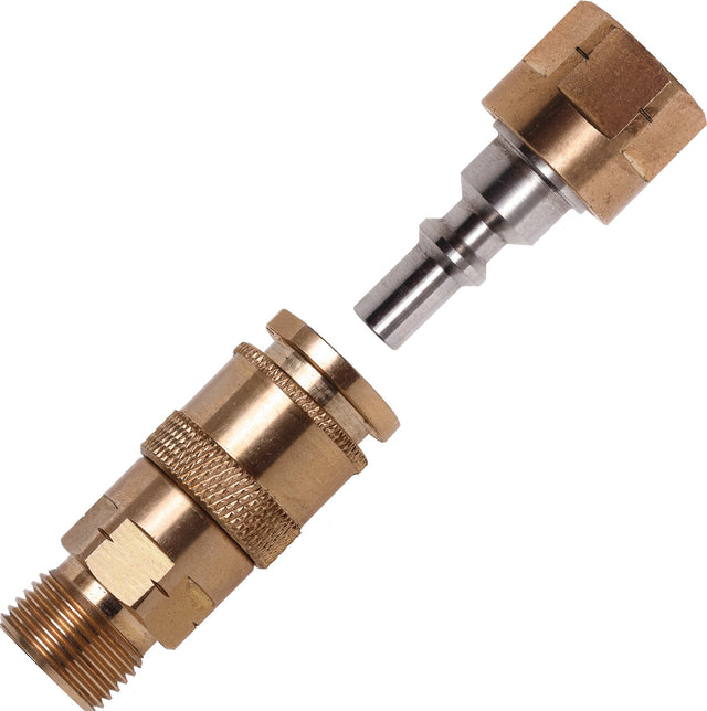 ROTHENBERGER INDUSTRIAL Schlauchkupplung Brenngas G 3/8" LH mit PUSH-SYSTEM