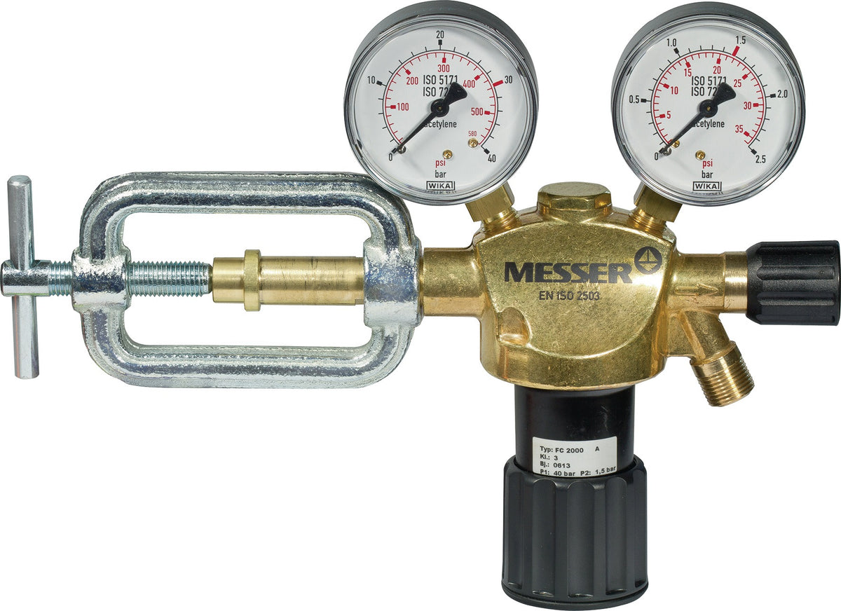 Flaschendruckminderer CONSTANT 2000 Argon/CO₂ 200 bar 1-stufig 16 l/min von MESSER-CUTTING
