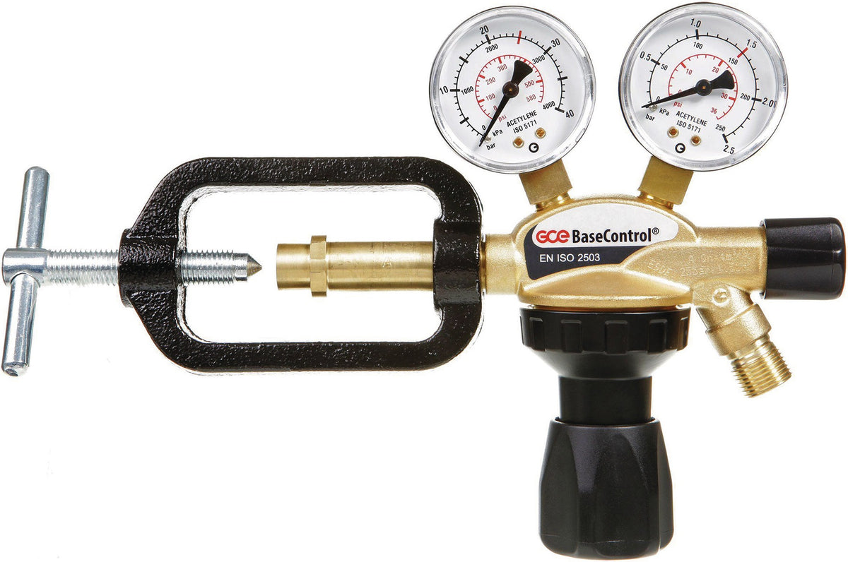 GCE BaseControl Sauerstoff Flaschendruckminderer 200 bar 1-stufig