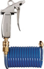TECWERK Spiralschlauch-Pistolen-Set 6 mm x 8 mm, 2,5 m, blau, Kupplung DN 7,2